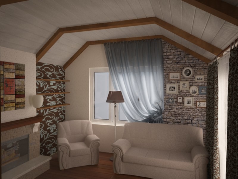 Обложка проекта: Дачная гостиная