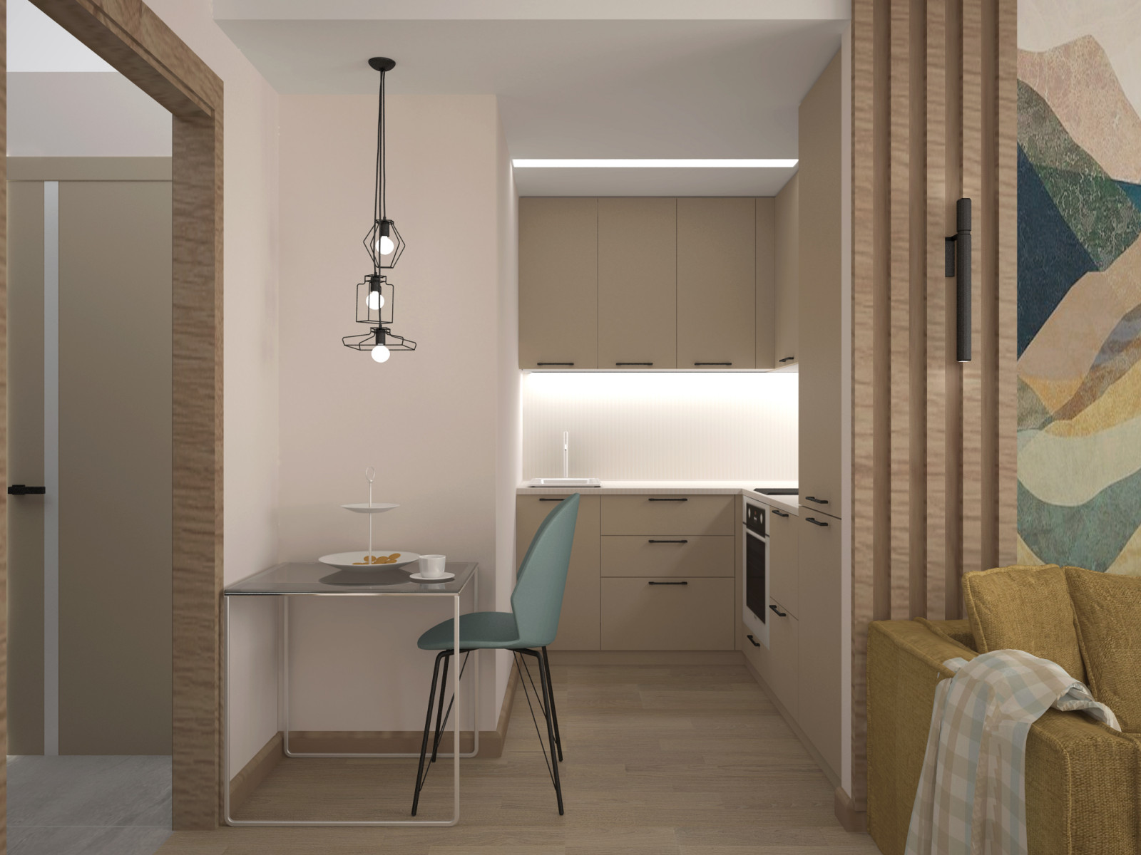 Однокомнатная квартира для девушки