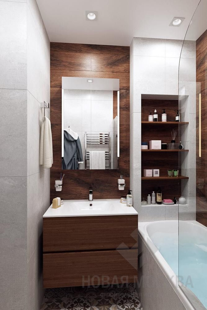 Дизайн-проект двухкомнатной квартиры 58 кв.м в ЖК «Лучи»