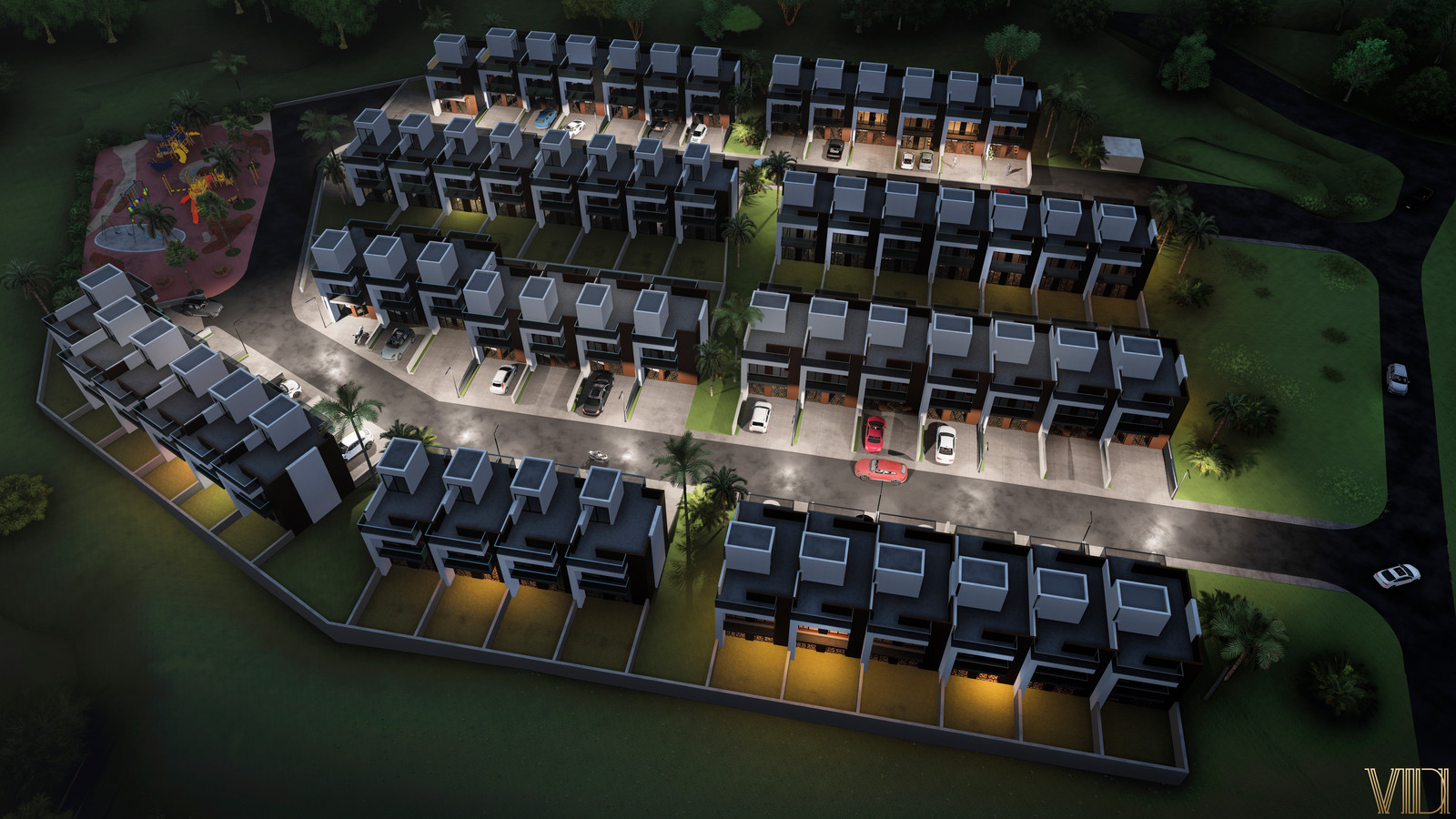 Визуализация Посёлка в г.Сочи