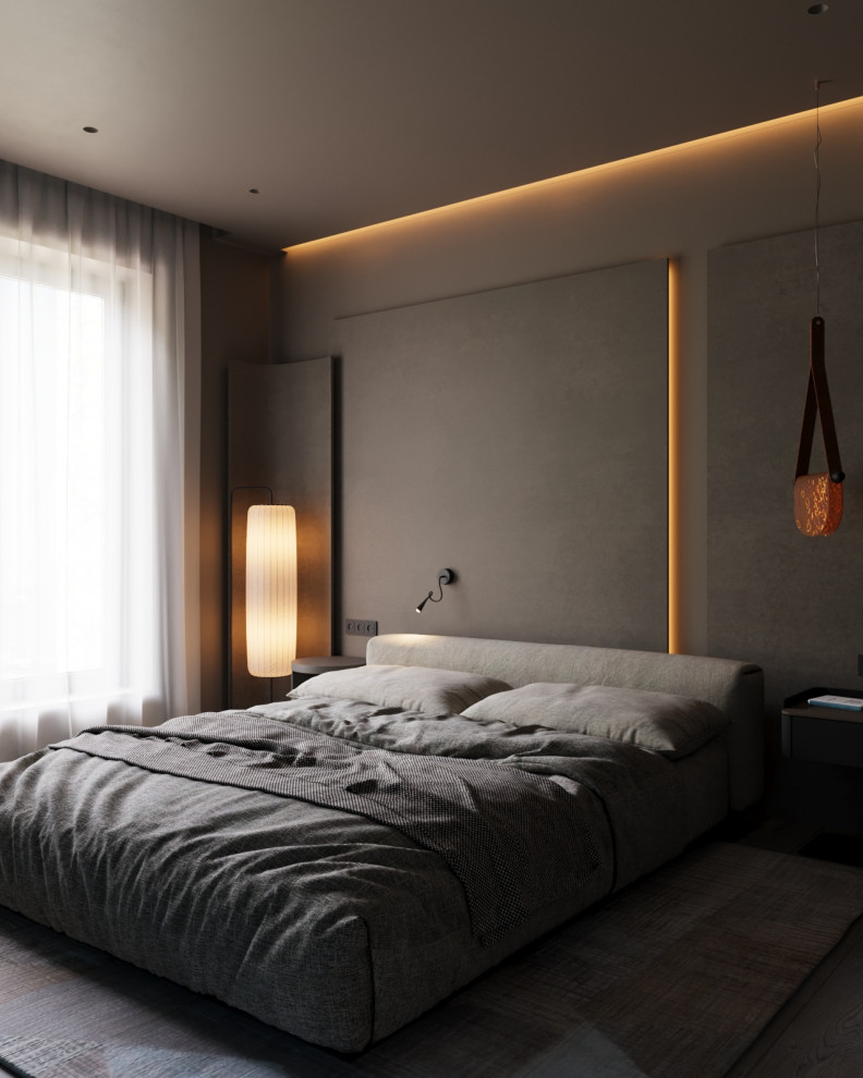 Проект двухкомнатной квартиры в Жк Петровская Доминанта, Современный стиль