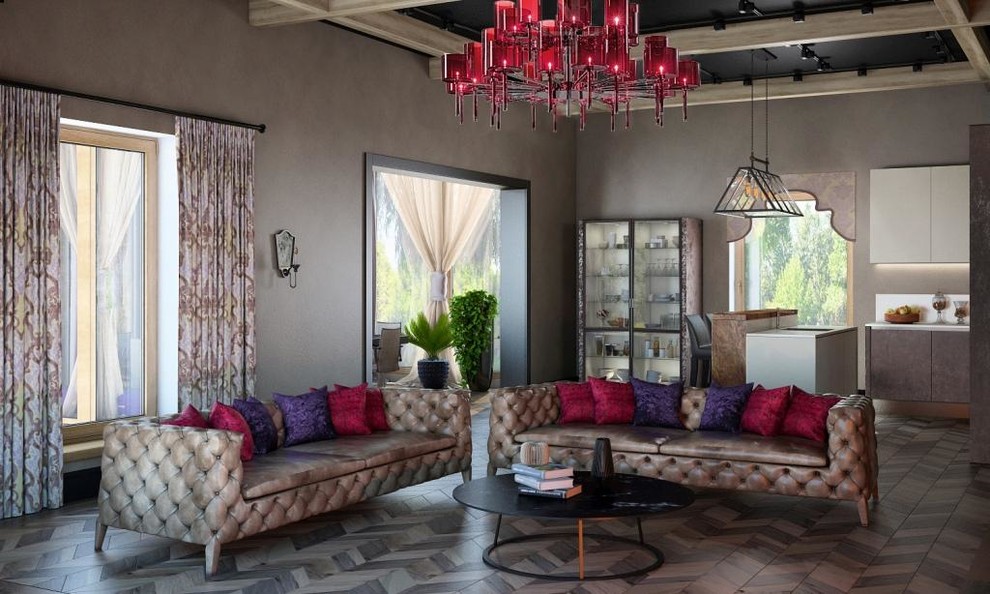 Дизайн 1 этажа загородного дома, Солнечногорский р-н