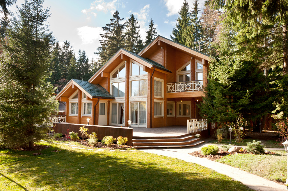 Обложка проекта: Дом из клееного бруса К-198