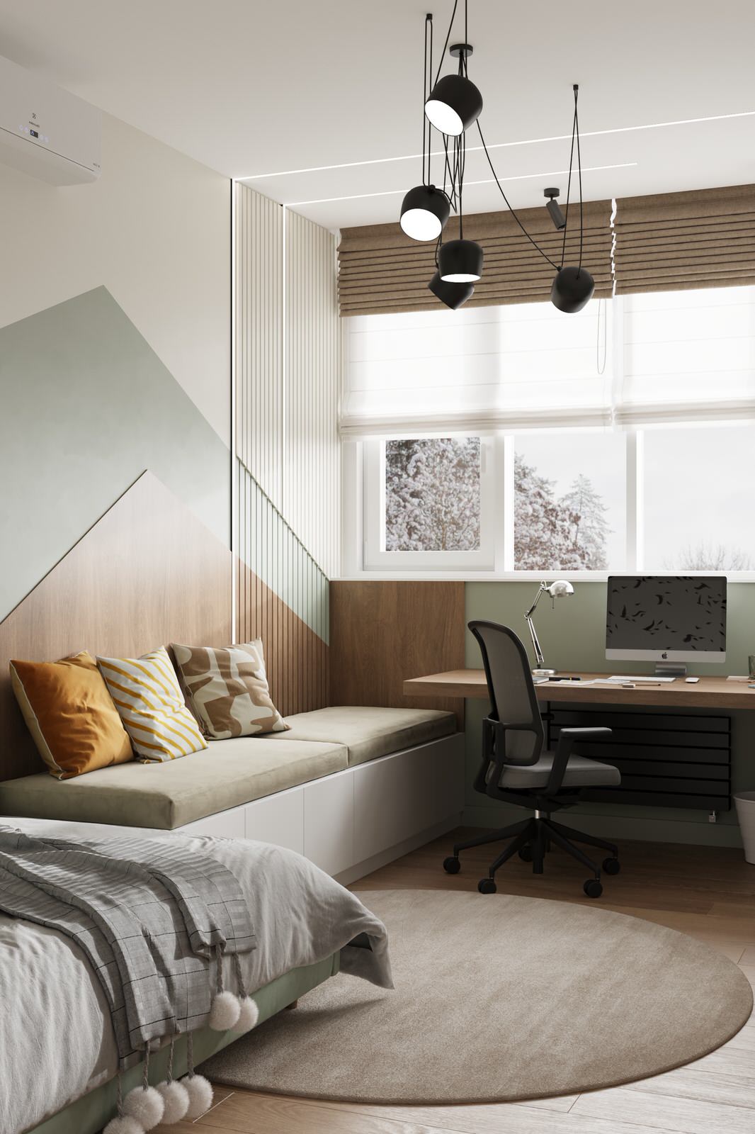 Дизайн-проект квартиры 70м2 в жк Садовый квартал г. Владивосток