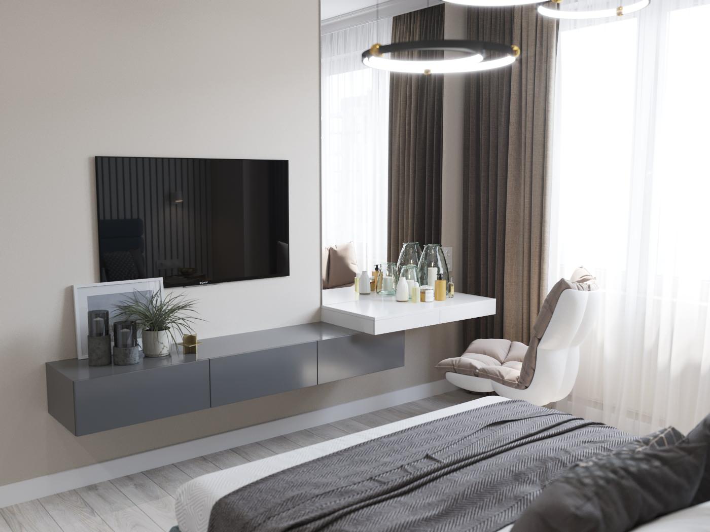 Проект квартиры 74 кв в ЖК "Манхеттен" г.Челябинск