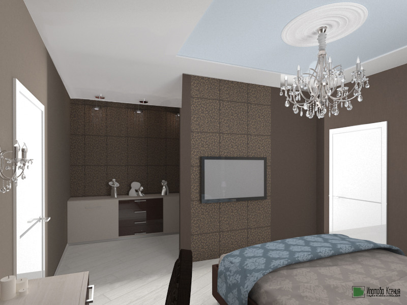 Дизайн-проект интерьера спальни