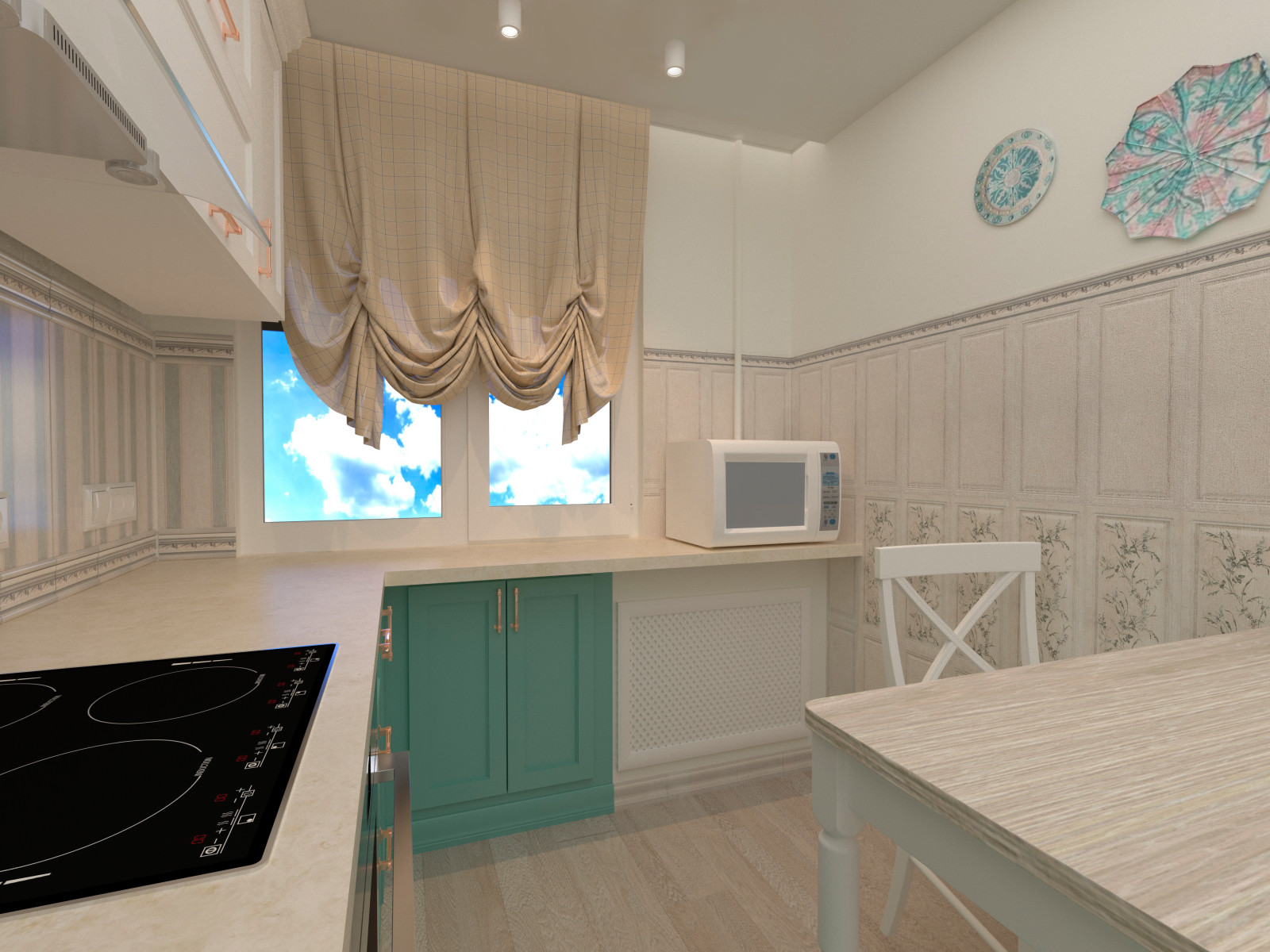 Комната и кухня в квартире