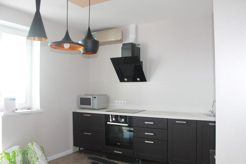 Квартира в стиле современной классики в фиолетовых тонах