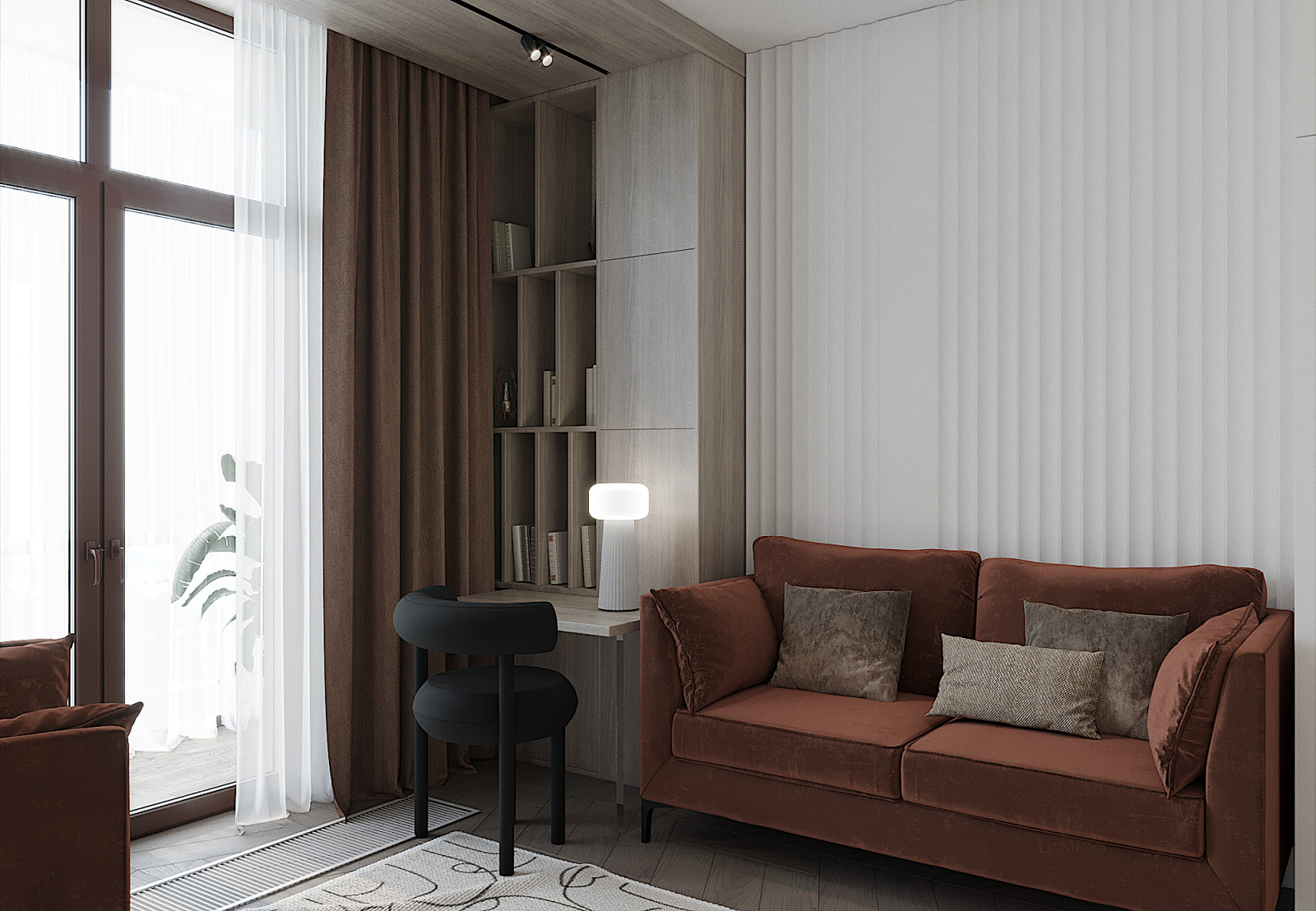 Интерьер 3-комнатной квартиры в ЖК Verona