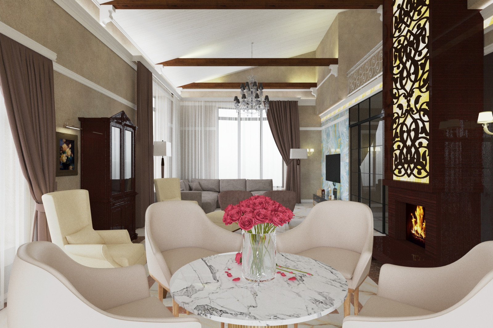 Классика в коттедже