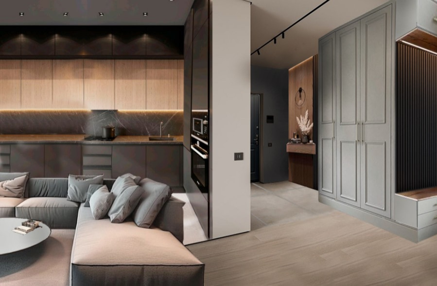 Спальня из проекта "На стыке городов"