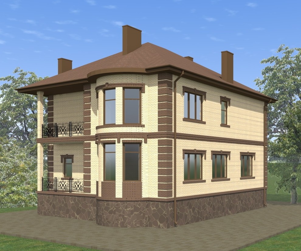 Двухэтажный жилой дом