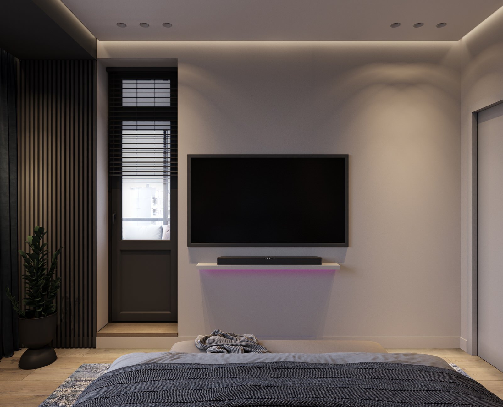 Дизайн трёхкомнатной квартиры  97 м2