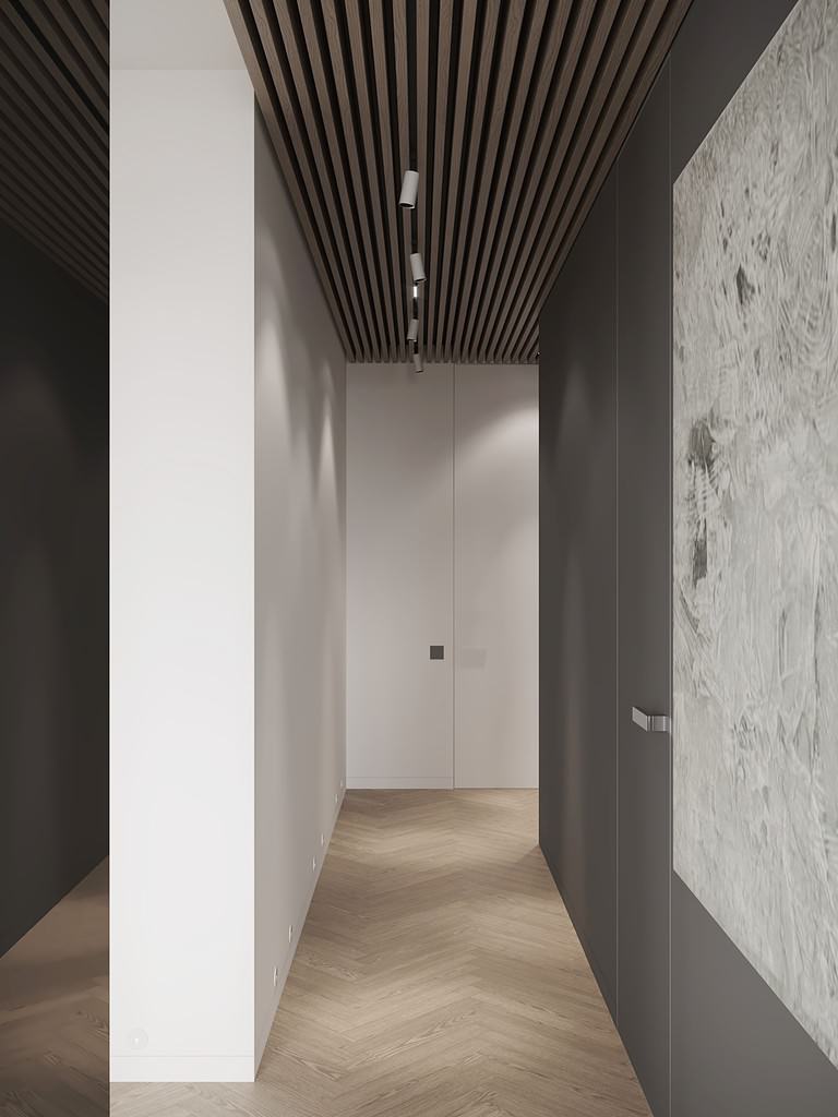 Квартира в современном стиле, ЖК «Duderhof Club», 146 кв.м.