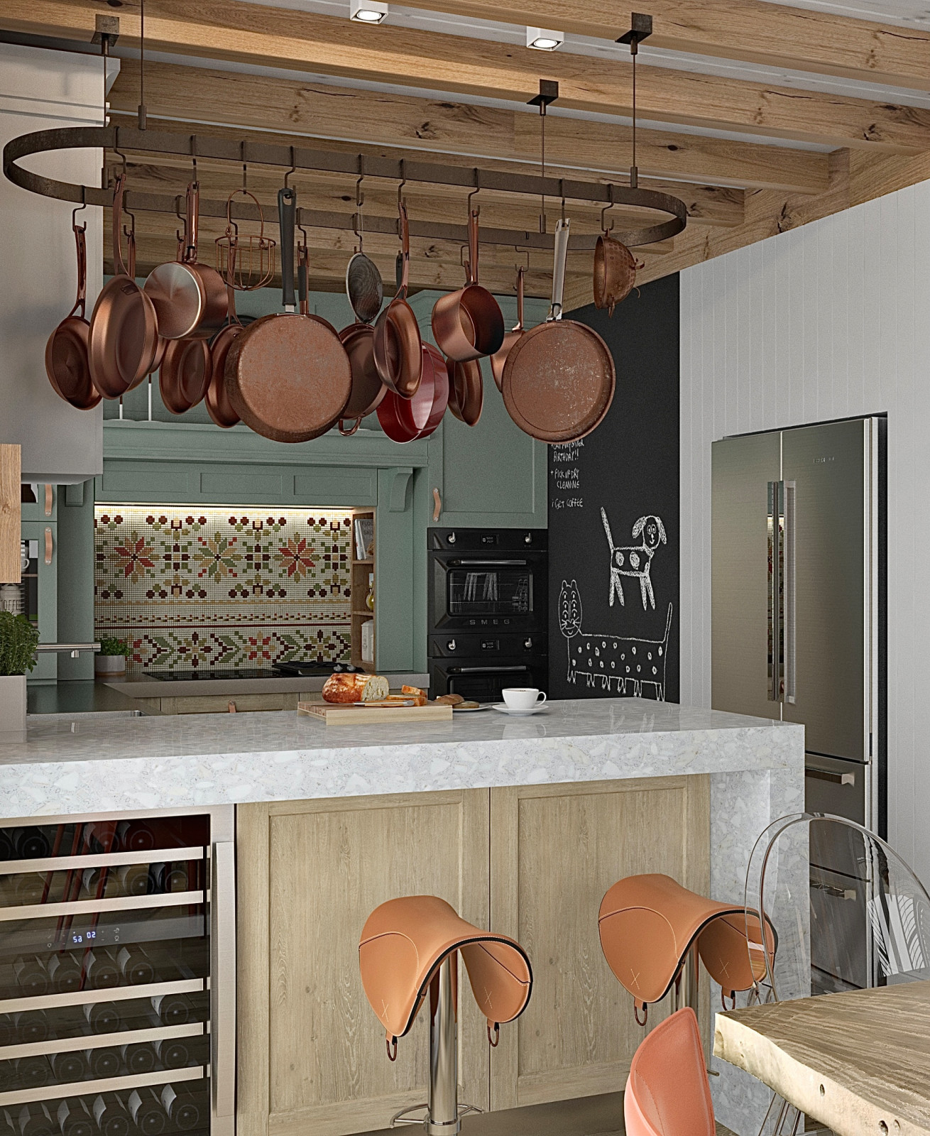 Дизайн загородного дома в Санкт-Петербурге.