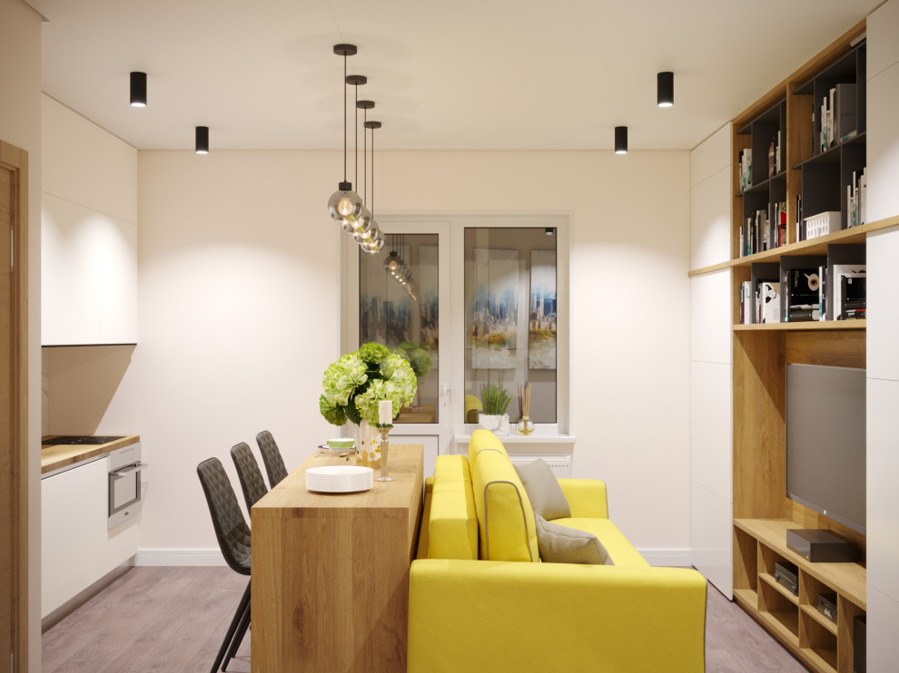 Дизайн-проект однокомнатной квартиры.