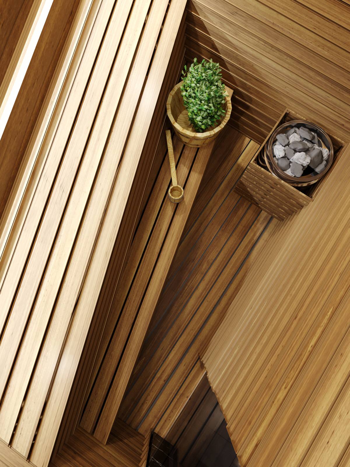 Ванная комната с сауной