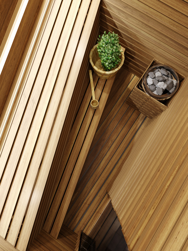 Ванная комната с сауной