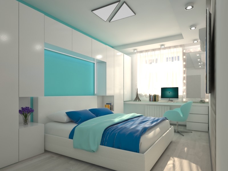 Обложка проекта: Дизайн проект для молодой девушки в Люберцах