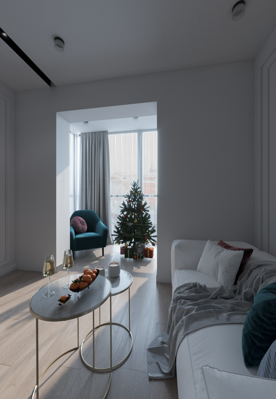 Обложка проекта: Новогодняя гостиная