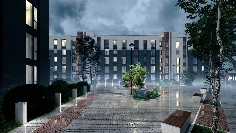 Обложка проекта: Многоэтажный жилой комплекс в г. Атырау