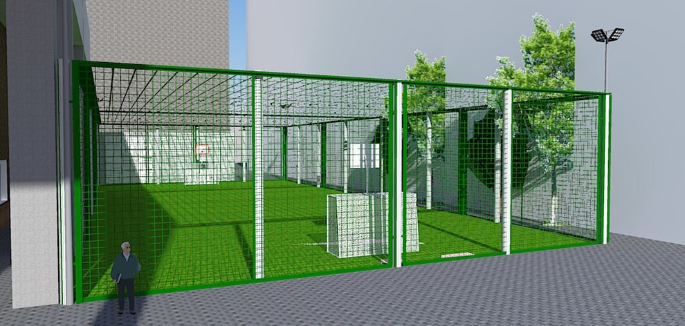 Обложка проекта: Проект спортивной футбольной площадки "Сириус" г. Томск