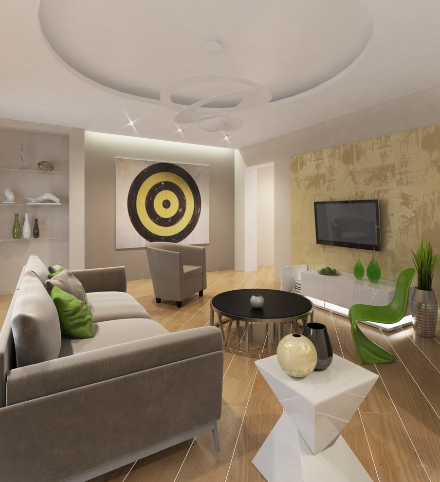 Обложка проекта: ГОСТИНАЯ В СОВРЕМЕННОМ СТИЛЕ