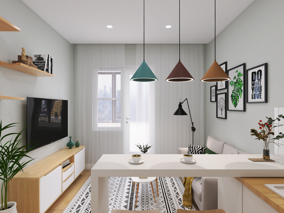 Студия в скандинавском стиле