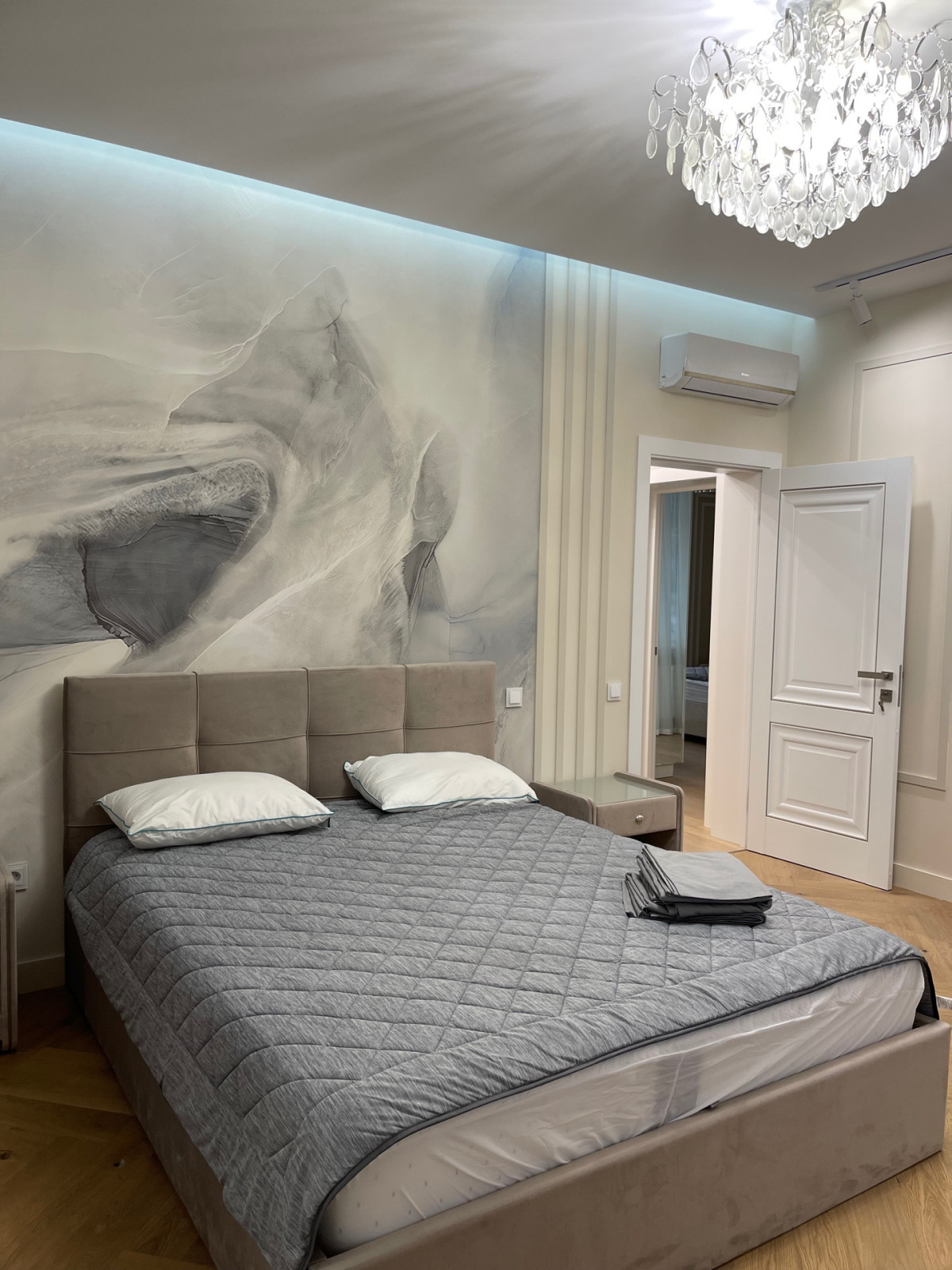 Спальни в проекте жилого дома на побережье, в г. Геленджике