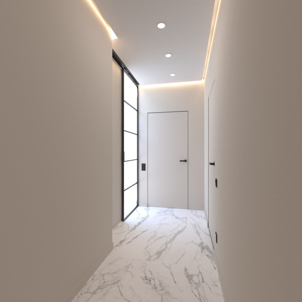 Новосибирск. ЖК Тихомиров. Эскизы + фото с реализации проекта.