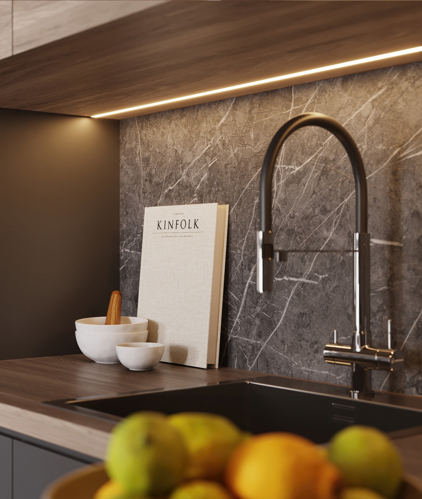 Гостиная-кухня