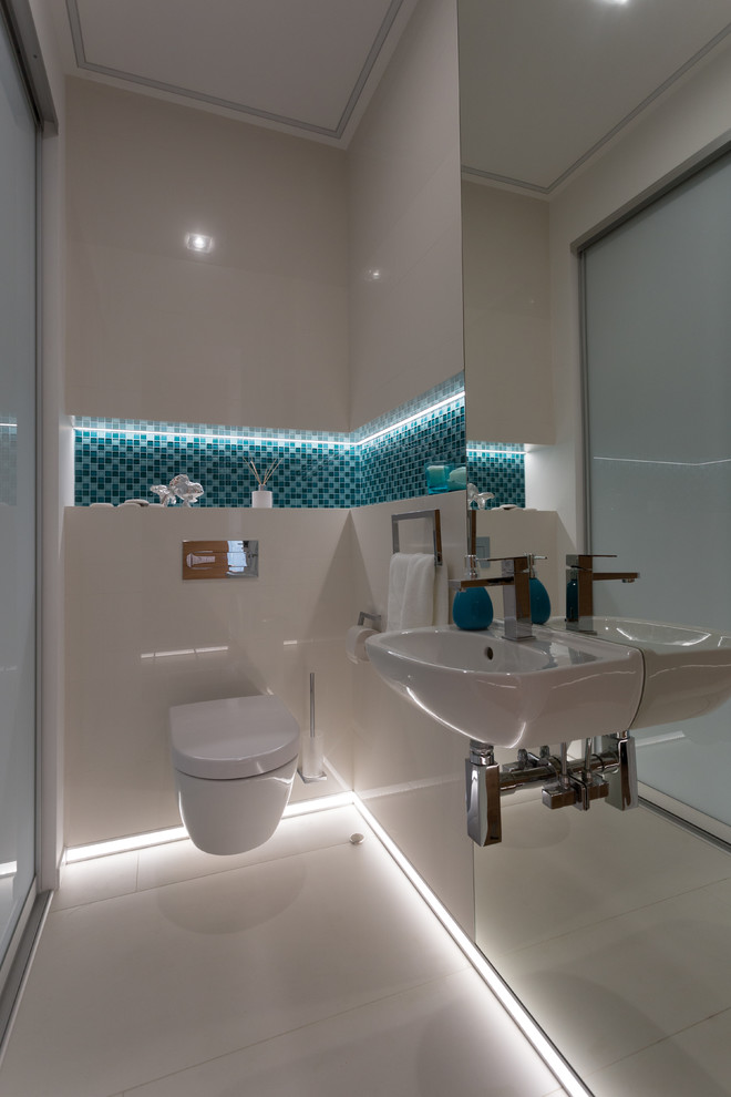 Квартира в бирюзовых оттенках