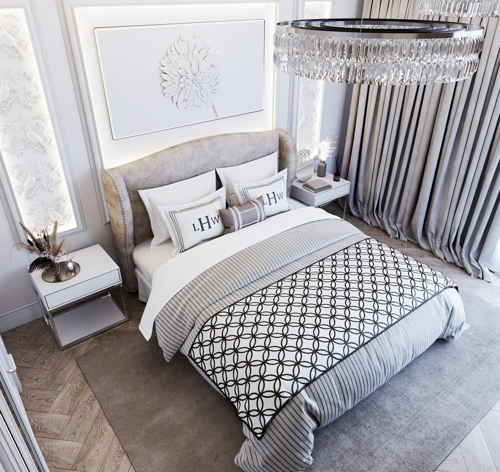 Дизайн интерьера "Спальня в ЖК "Алые паруса"