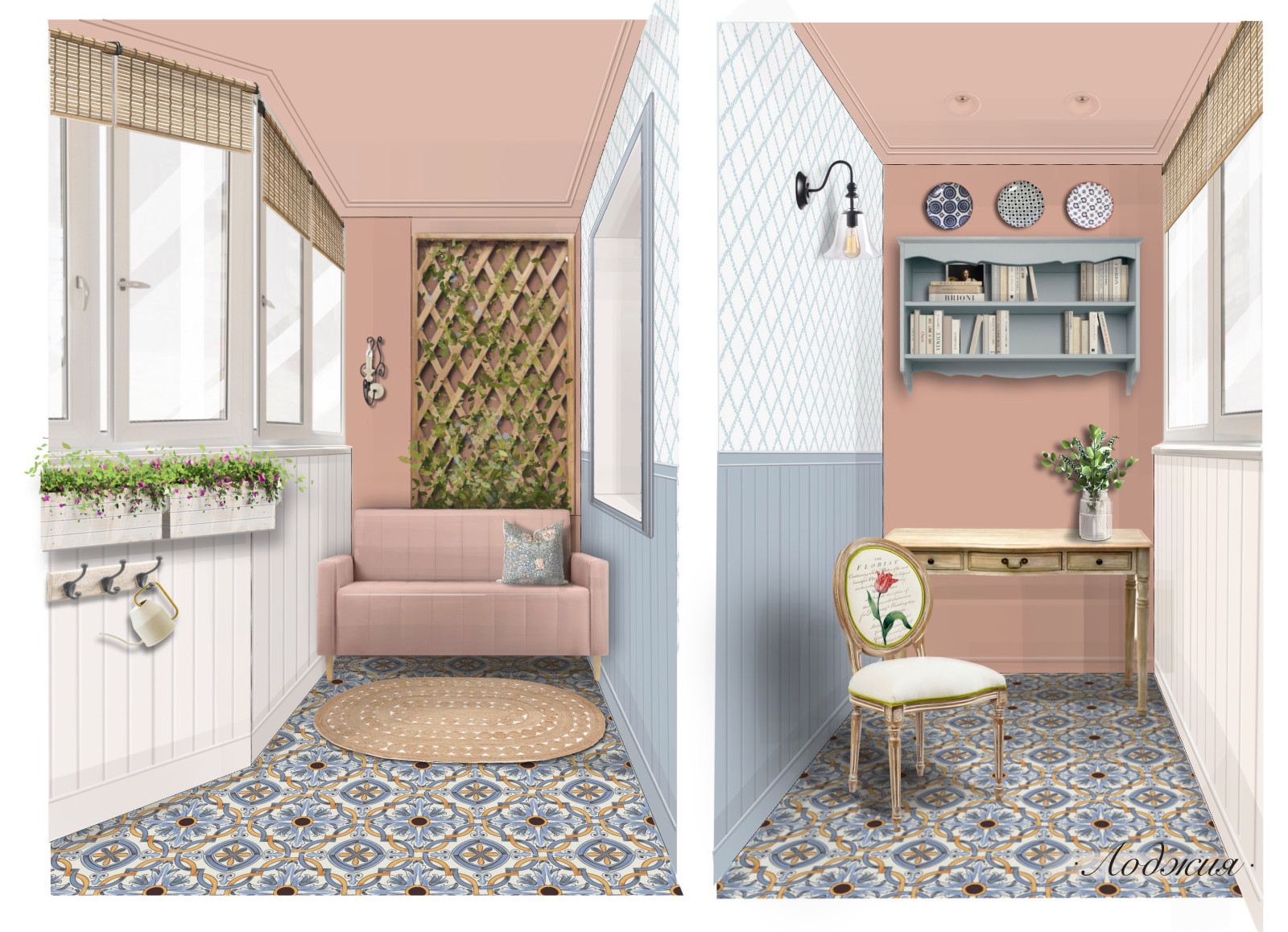 Обложка проекта: Атмосфера Прованса в городской квартире. 74 м2. ЖК "Ласточки"