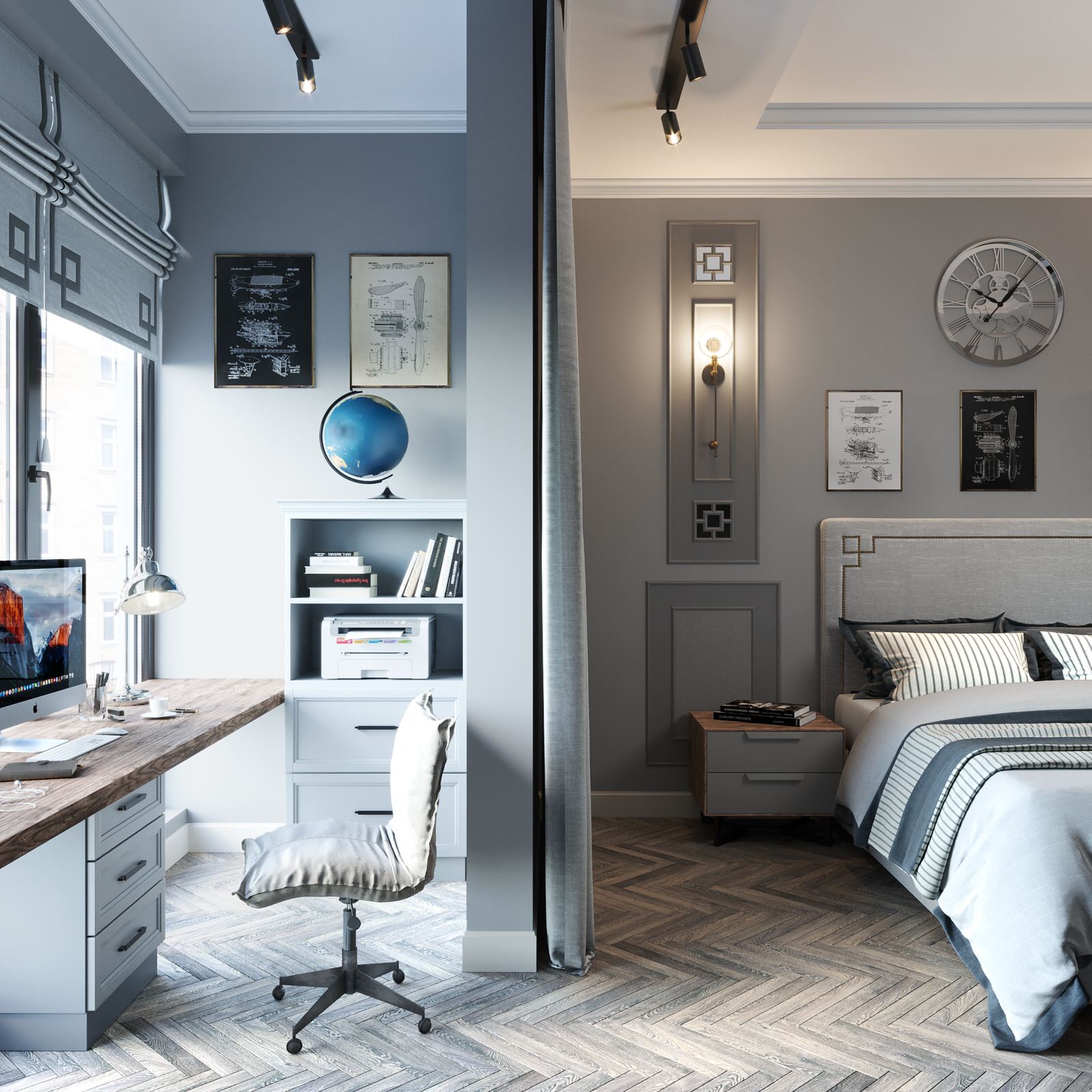 Трёхкомнатная квартира