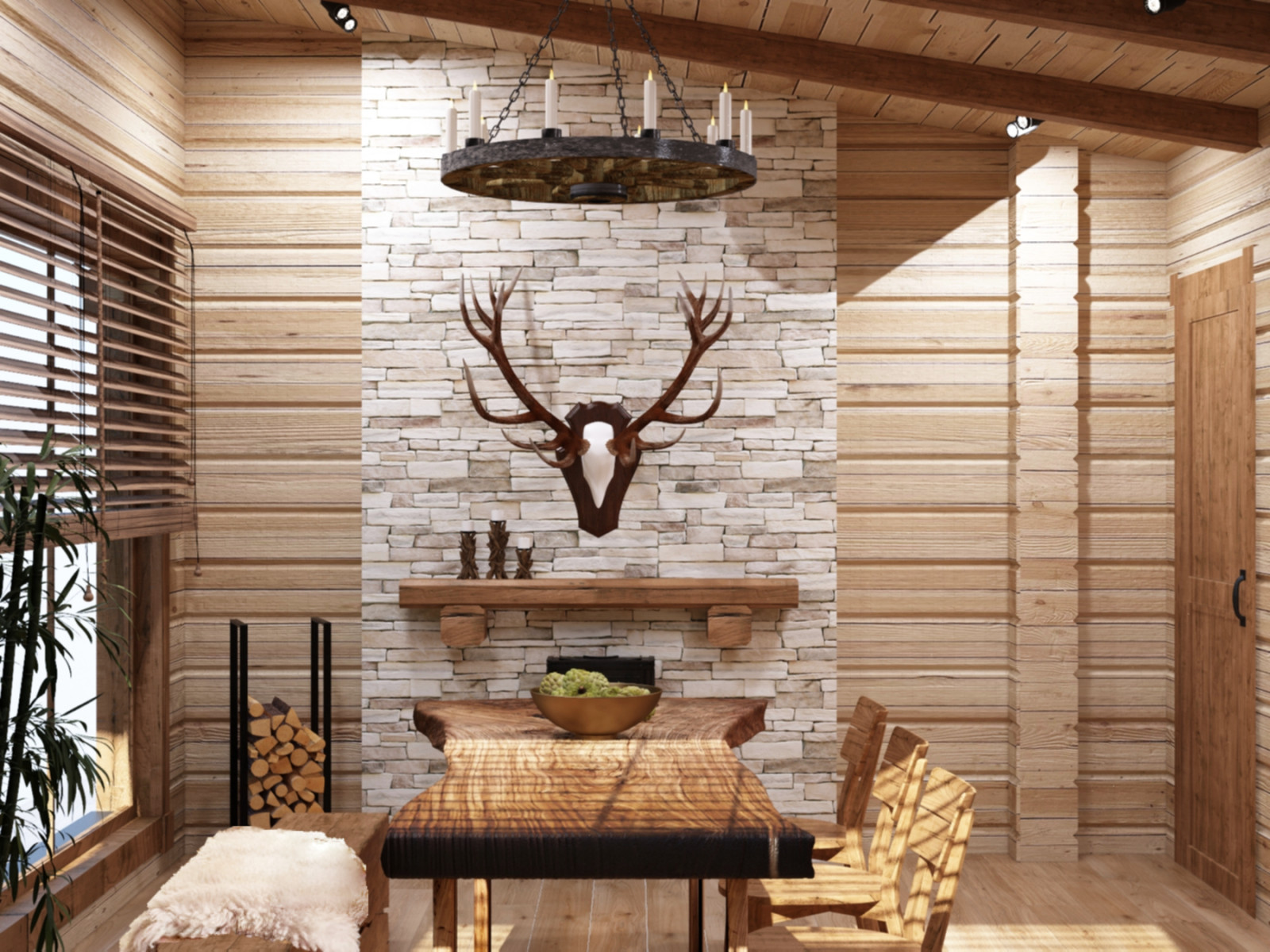 Обложка проекта: Баня в стиле Шале