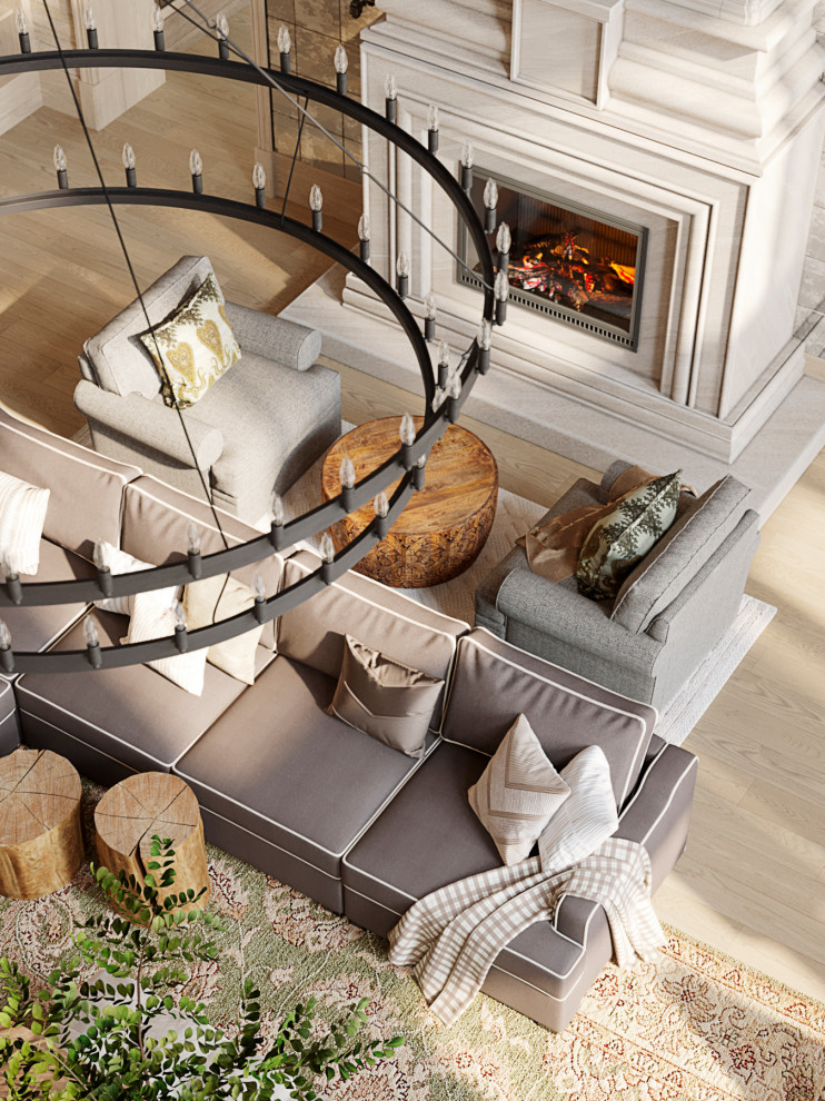 Архитектурное решение интерьера гостиной