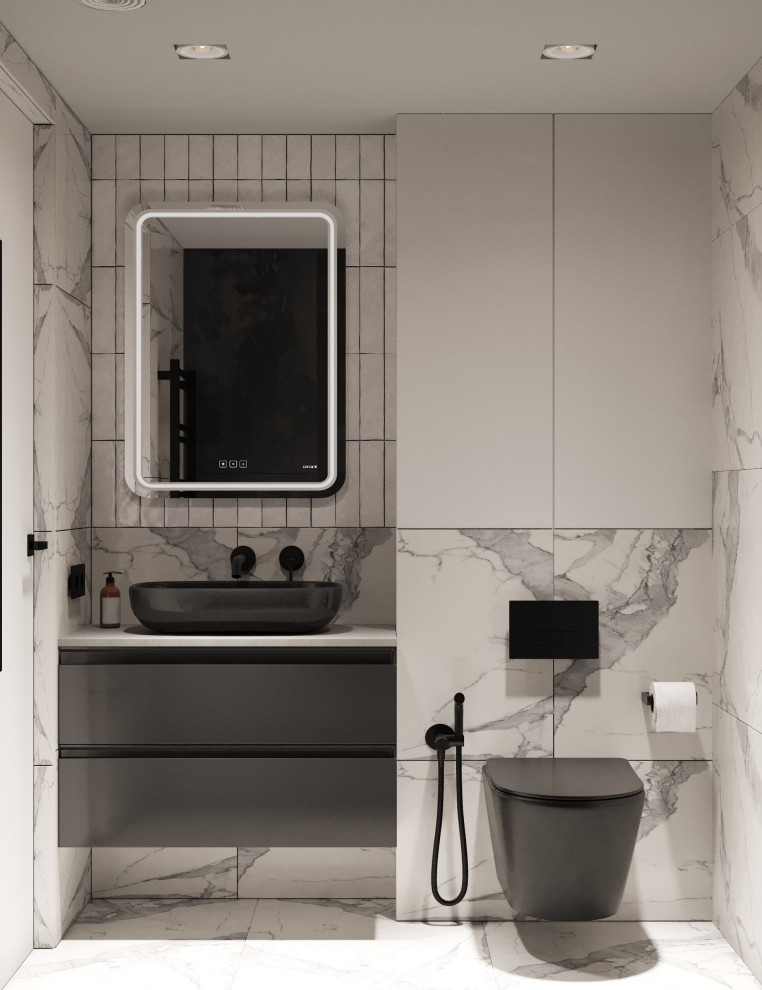 Обложка проекта: Интерьер совмещенной душевой