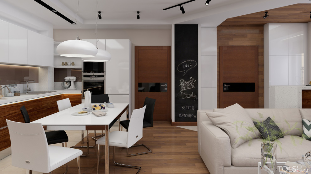 Ахроматизм белого со звучностью дерева