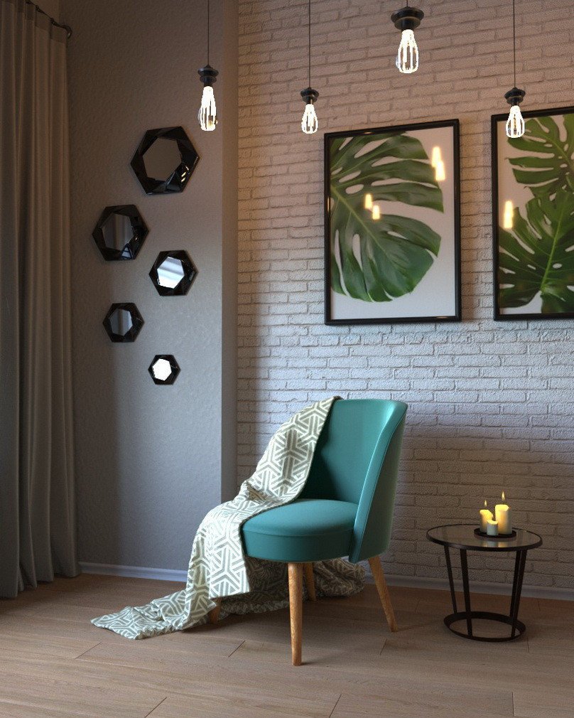 Обложка проекта: 3d render
