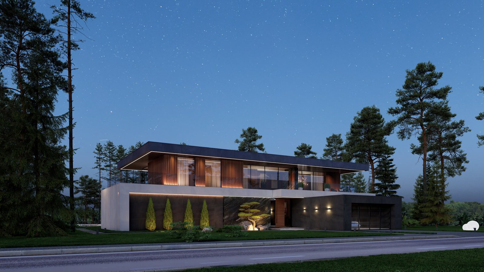 Дом с плоской кровлей-5