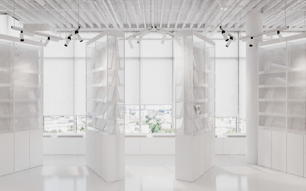 Москва, БЦ Портплаза, Шоурум Эрих Краузе, 260 кв.м, 2023 год