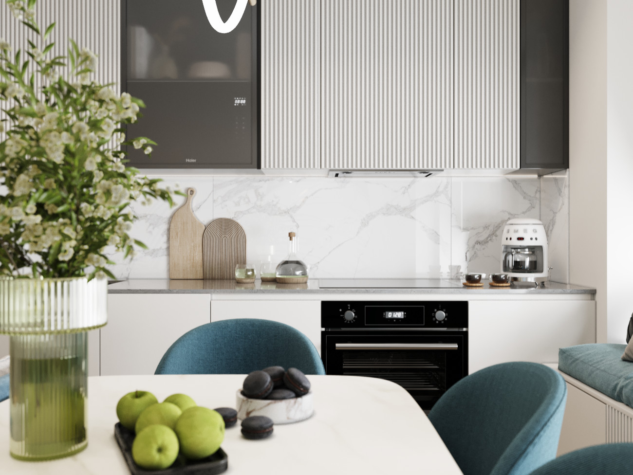 Интерьер квартиры в ЖК  Матвеевский парк