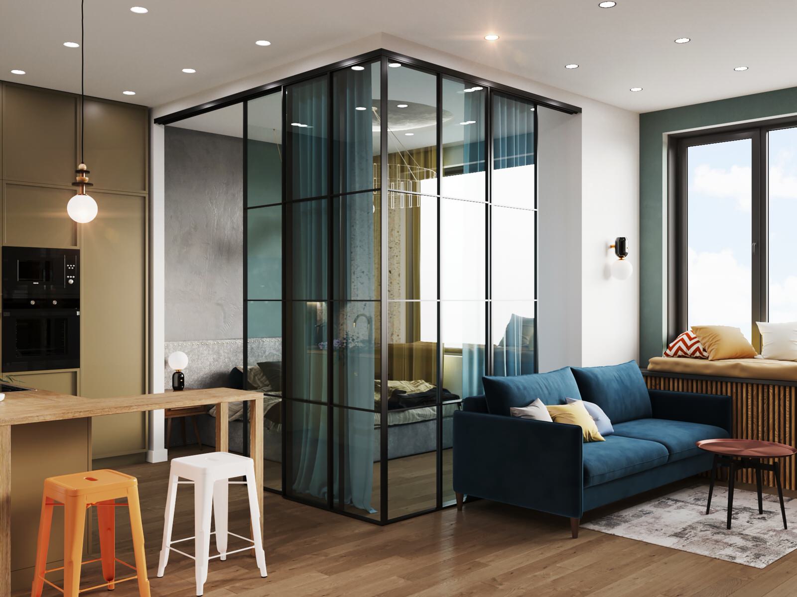 Обложка проекта: Дизайн студии в ЖК Небо