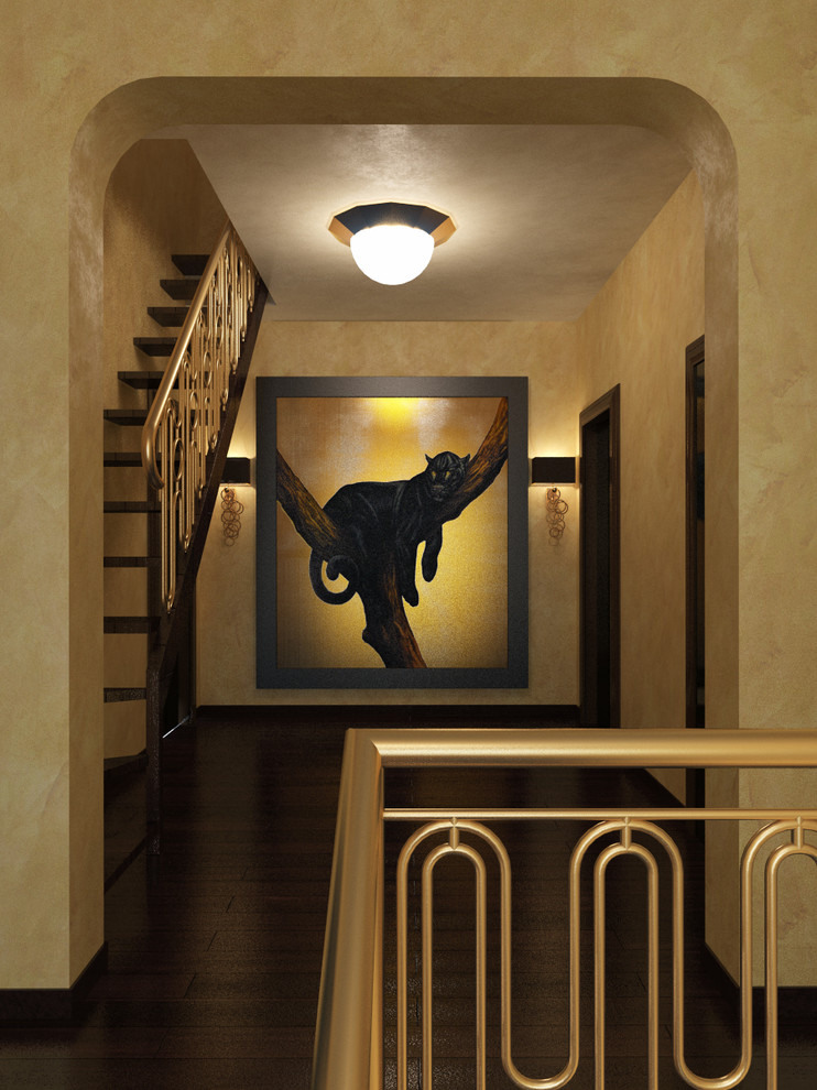 Проект коттеджа. Холл 2 этажа