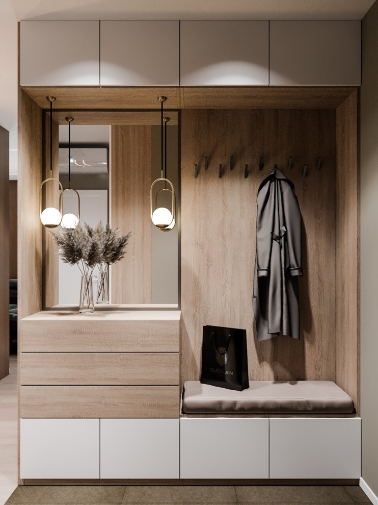 Дизайн проект квартиры в Москве в современном стиле (Варшавское шоссе, 2019)