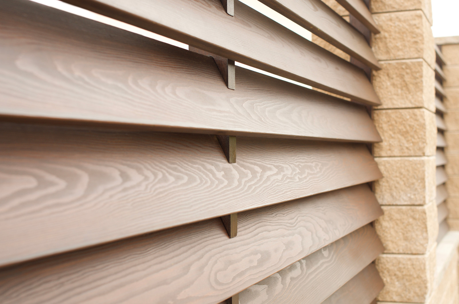 Обложка проекта: Горизонтальный деревянный забор "Baden-Baden"