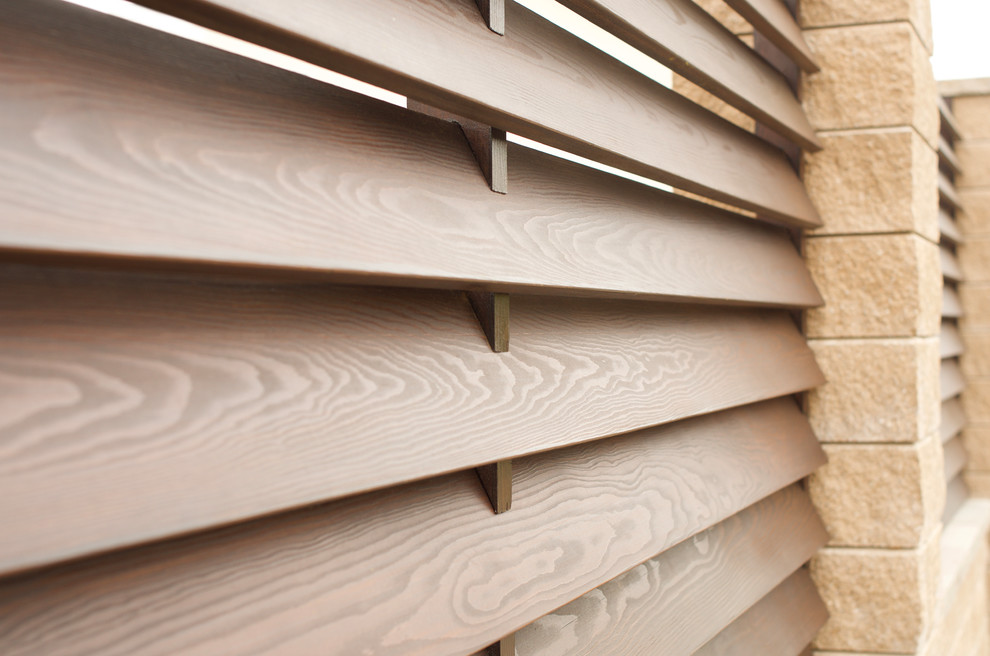 Обложка проекта: Горизонтальный деревянный забор "Baden-Baden"