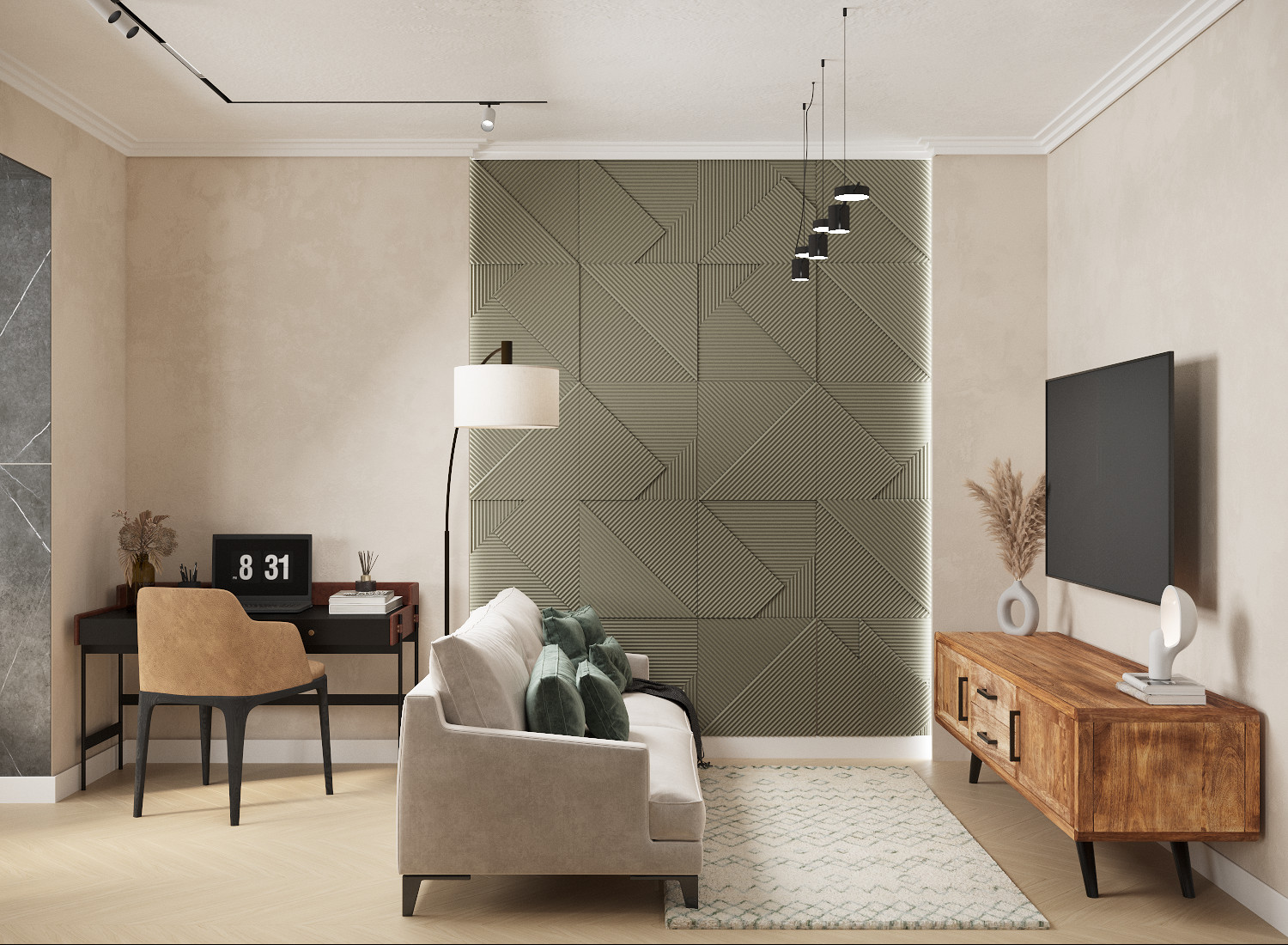 Обложка проекта: Дизайн-проект квартиры в современном стиле