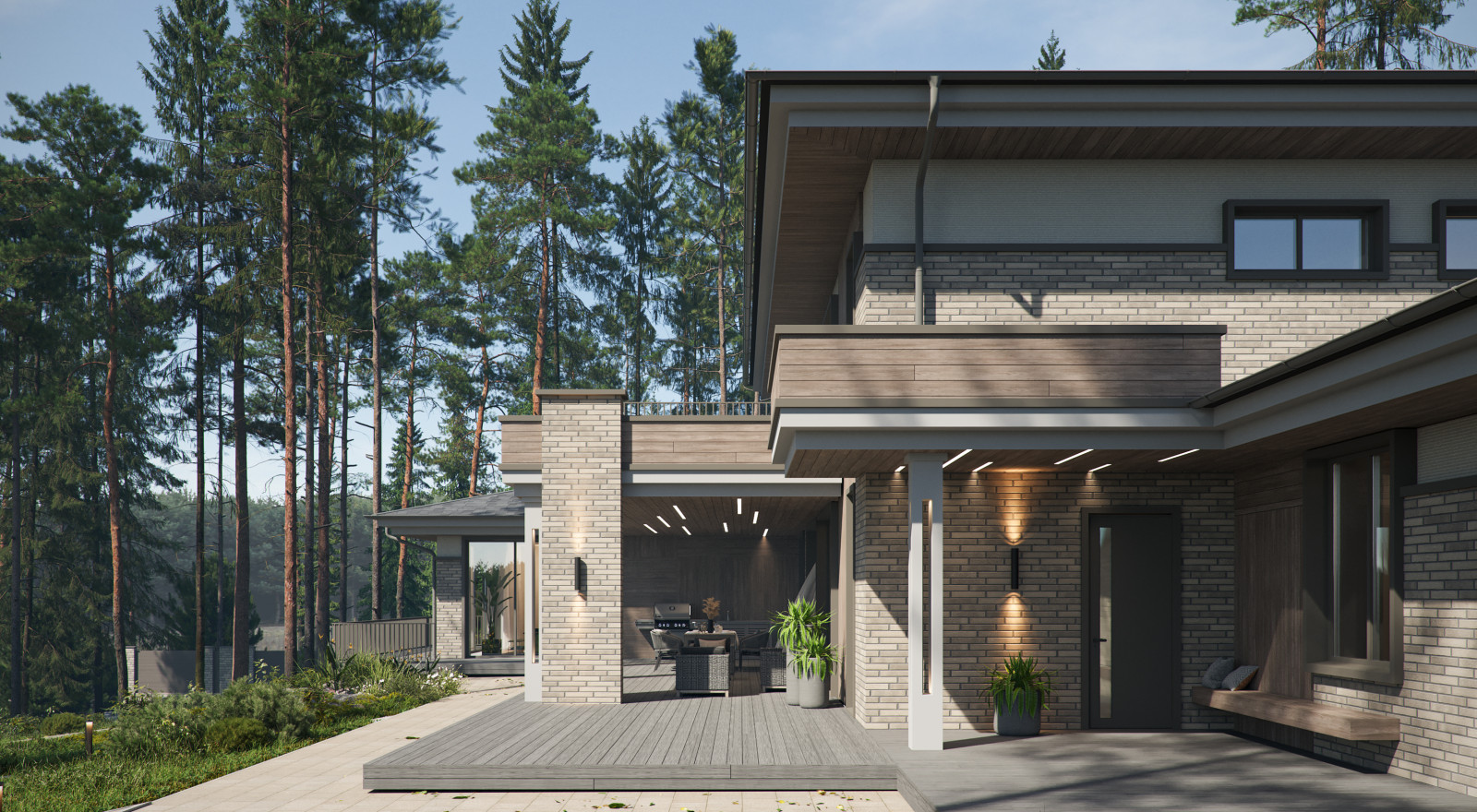 Усадьба в лесу